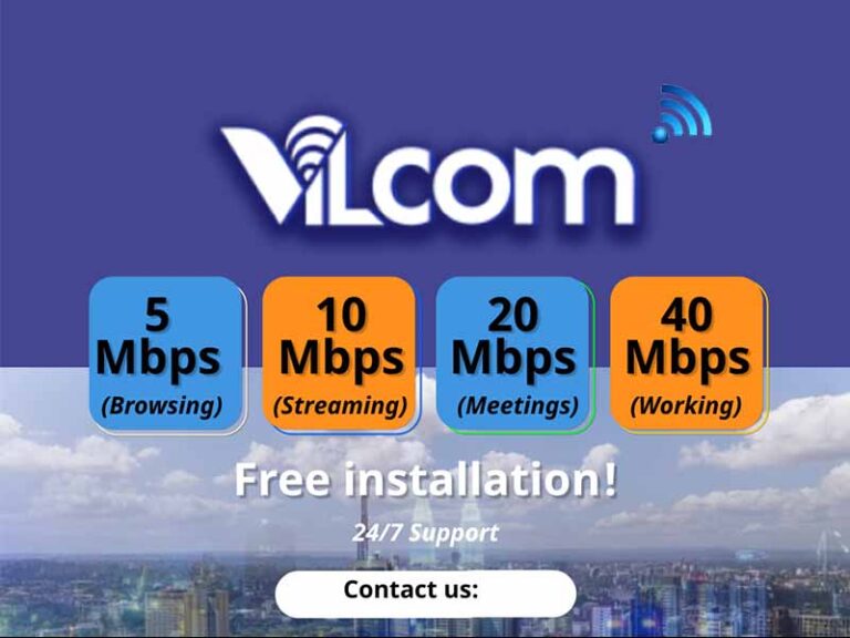 Vilcom Internet Packages & Prices